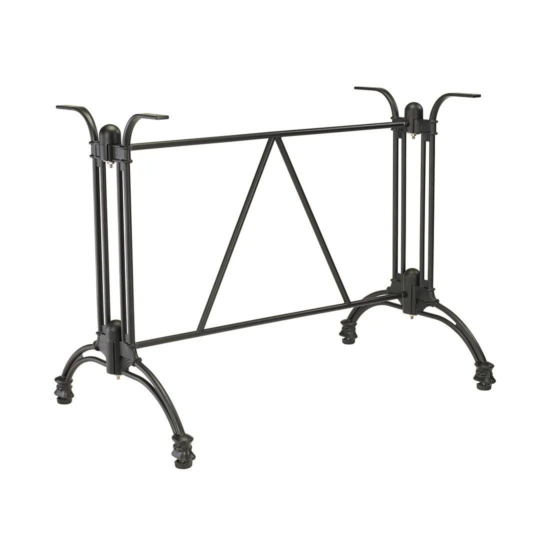 G & A CHA2436 Bar Height Aluminum Table Base, 24x36 Spread, Black Powder Coat Finish