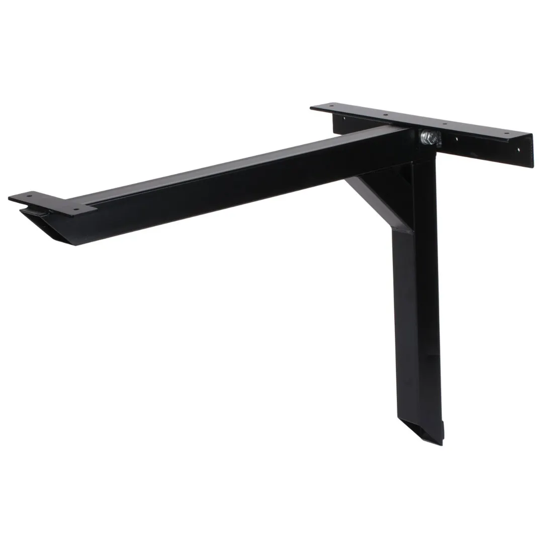 G & A CL28 CL Series Cantilever Table Base, 28.5x19.5 Black Powder Coat Steel