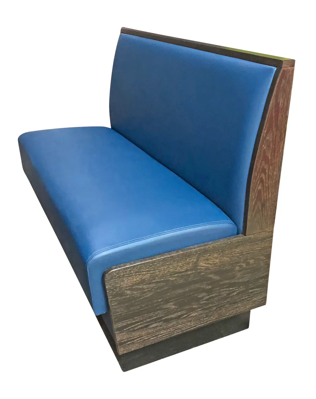 G & A DYLAN-S-42 Single Plain Back Booth, Upholstered Back & Seat, Wood Frame, 42"H, Sold per Foot