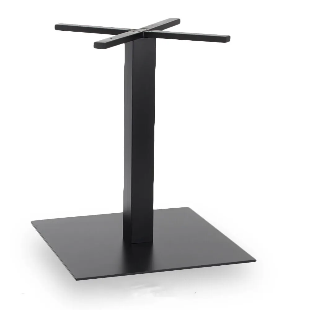 G & A GB2424 GB Series 24x24 Table Base, Dining Height, Steel, Black Powder Coat Finish