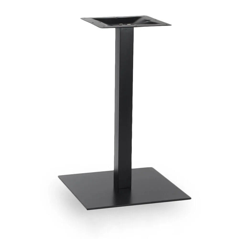 G & A GBH2424 GB Series Bar Height Table Base, 24x24 Spread, Steel, Black Powder Coat Finish