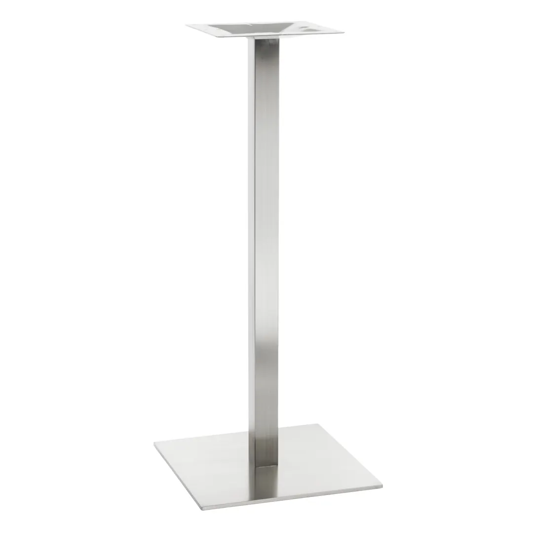 G & A GSH1818 GS Series 18x18 Bar Height Stainless Steel Table Base Brushed Finish