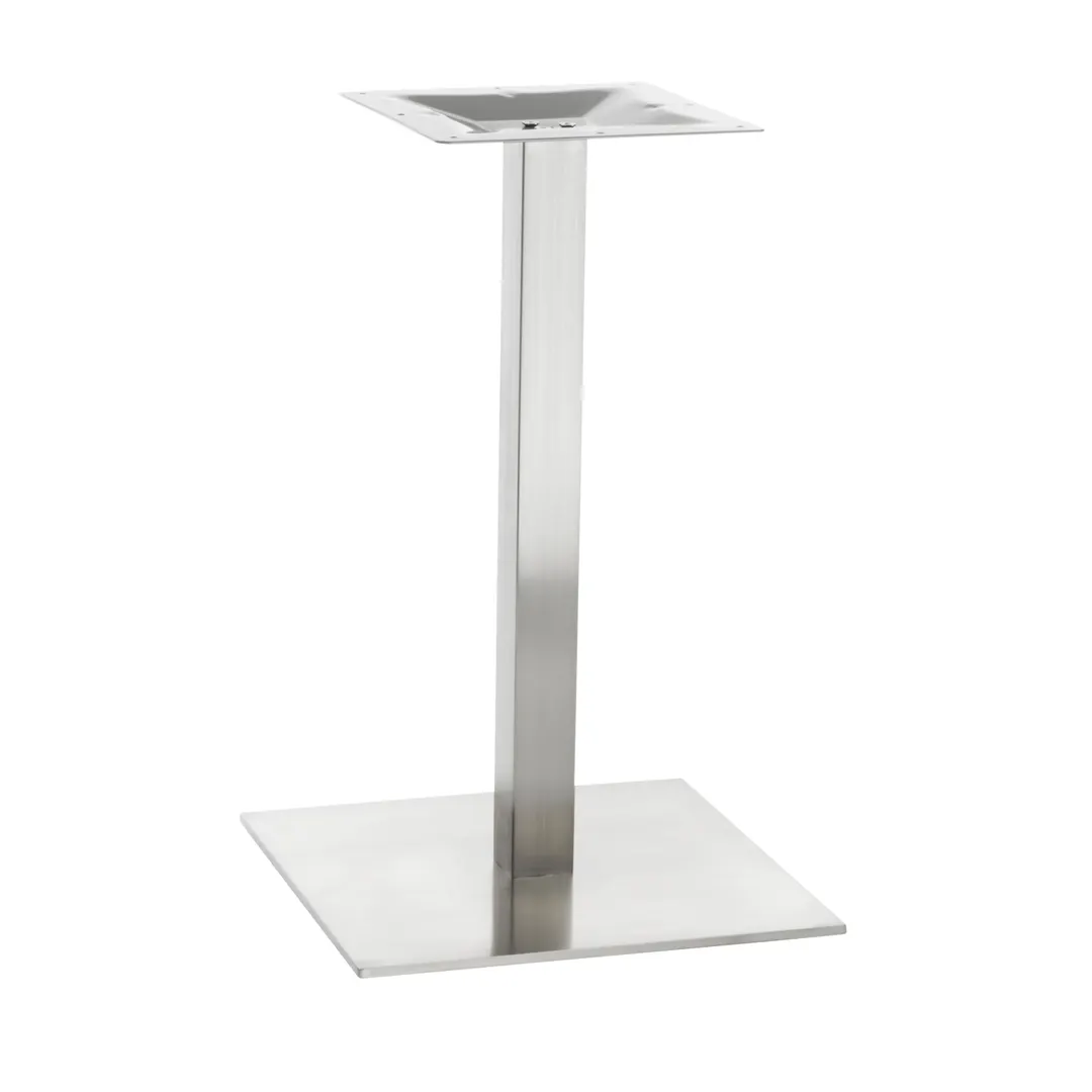 G & A GSH2424 GS Series 24x24 Bar Height Stainless Steel Table Base Brushed Finish