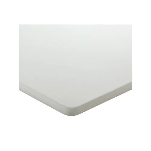 G & A TP2424 TP Series Square Table Top, 24" x 24", 1-1/4" Thick, White Vinyl, Padded