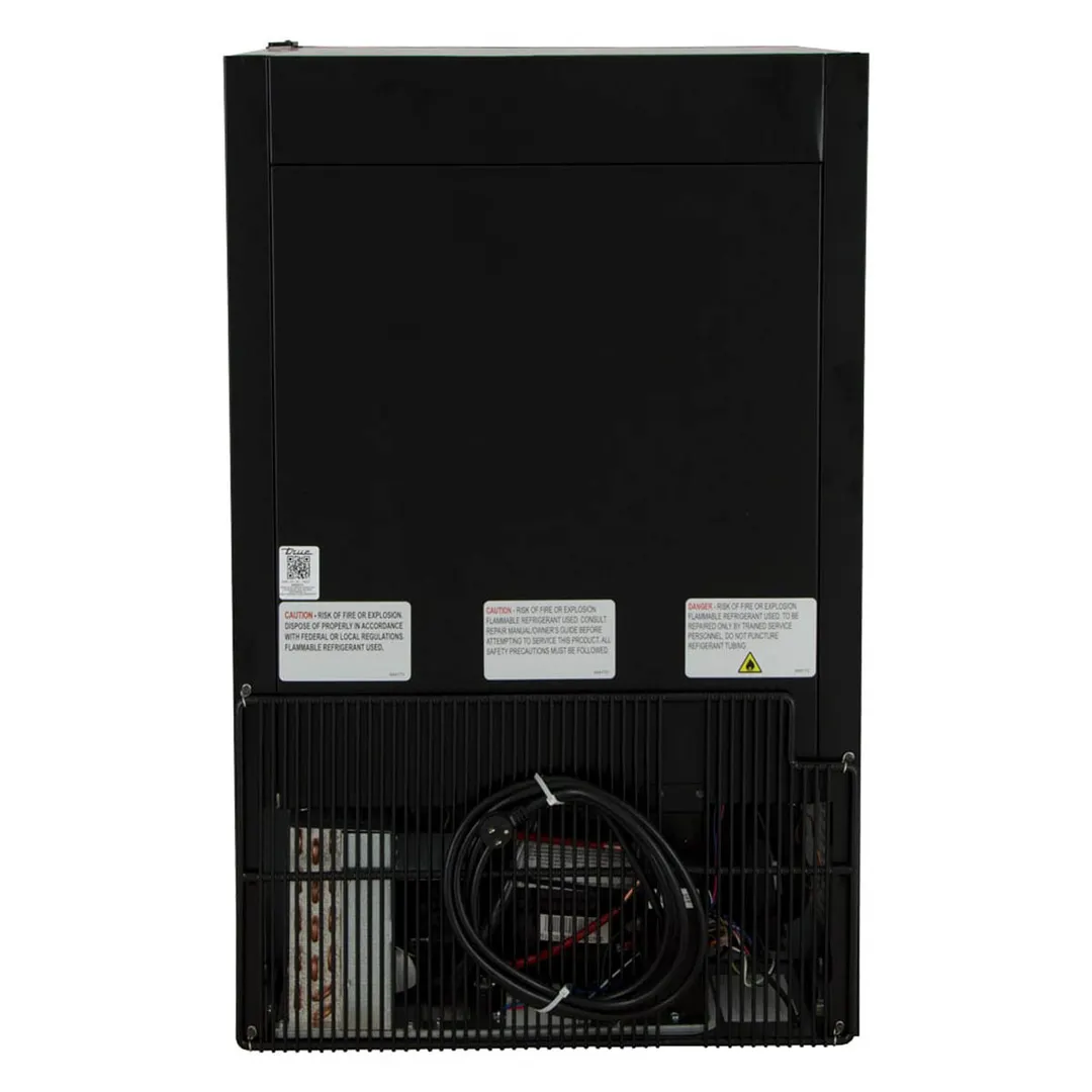 True GDM-07-HC~TSL01 24" Merchandiser, 6.4 cu ft, Black Steel Swing Door, R290, 1/6 HP 115V