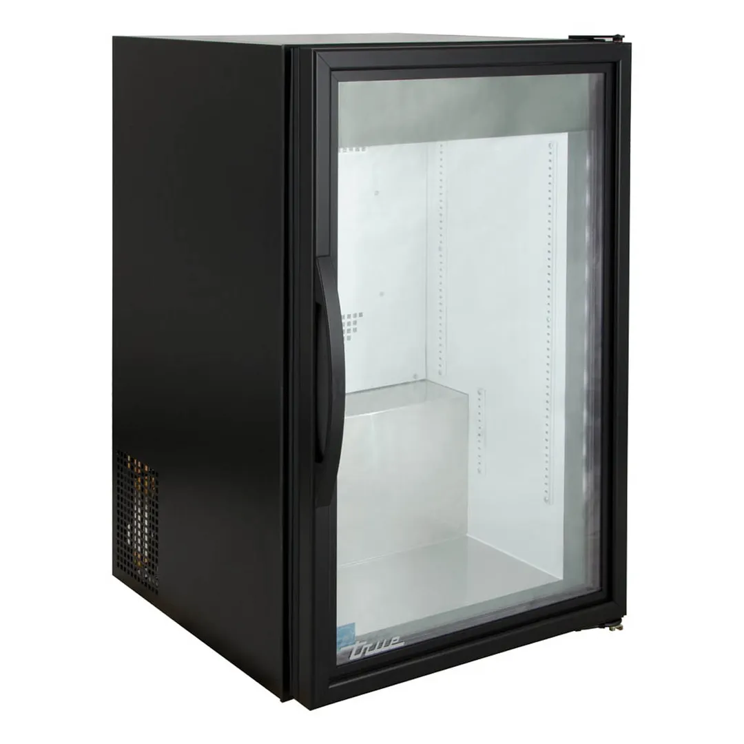 True GDM-07F-HC~TSL01 24" Countertop Swing Glass Door Freezer in White, 1/4 hp