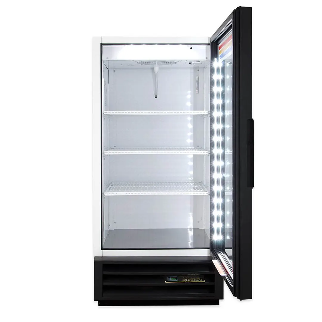 True GDM-10-HC~TSL01 24" One Glass Swing Door Refrigerated Merchandiser, 10 Cu. Ft.