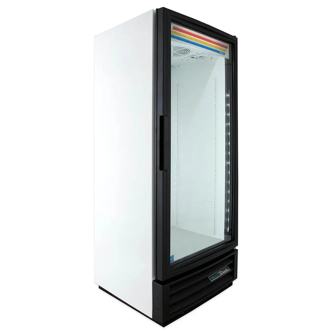 True GDM-12-HC~TSL01 24" 1-Section Glass Door Refrigerated Merchandiser in Black, 12 Cu. Ft.