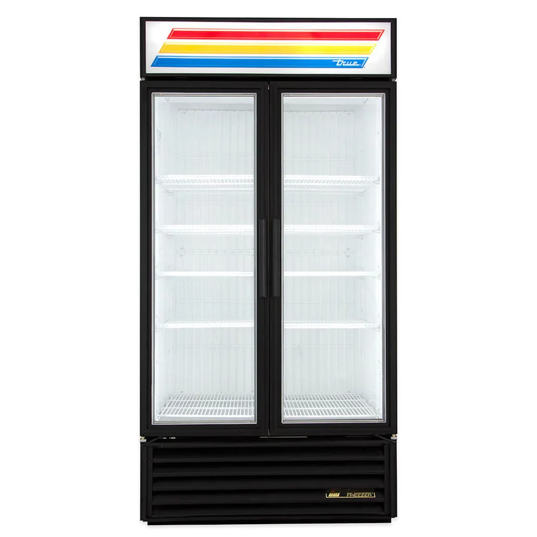 True GDM-35F~TSL01 39" 2 Glass Swing Door Merchandiser Freezer in White