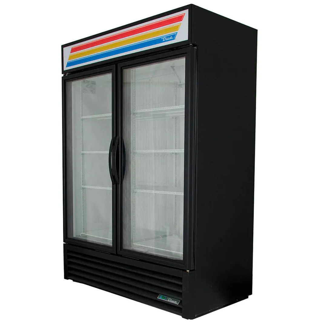 True GDM-49F-HC~TSL01 54" 2 Glass Swing Door Merchandiser Freezer in White