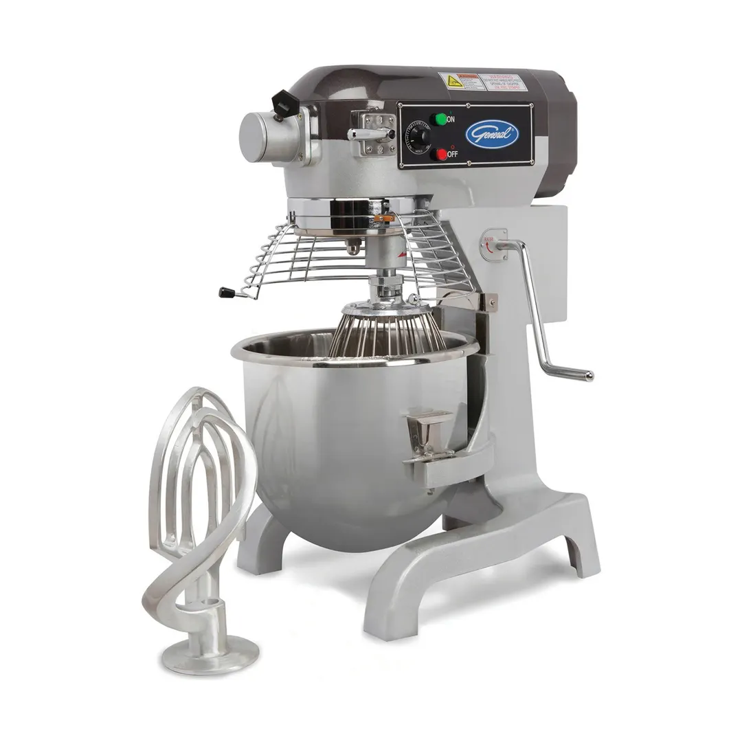 General GEM120 Countertop 20 qt Commercial Planetary Mixer, 3-Speed