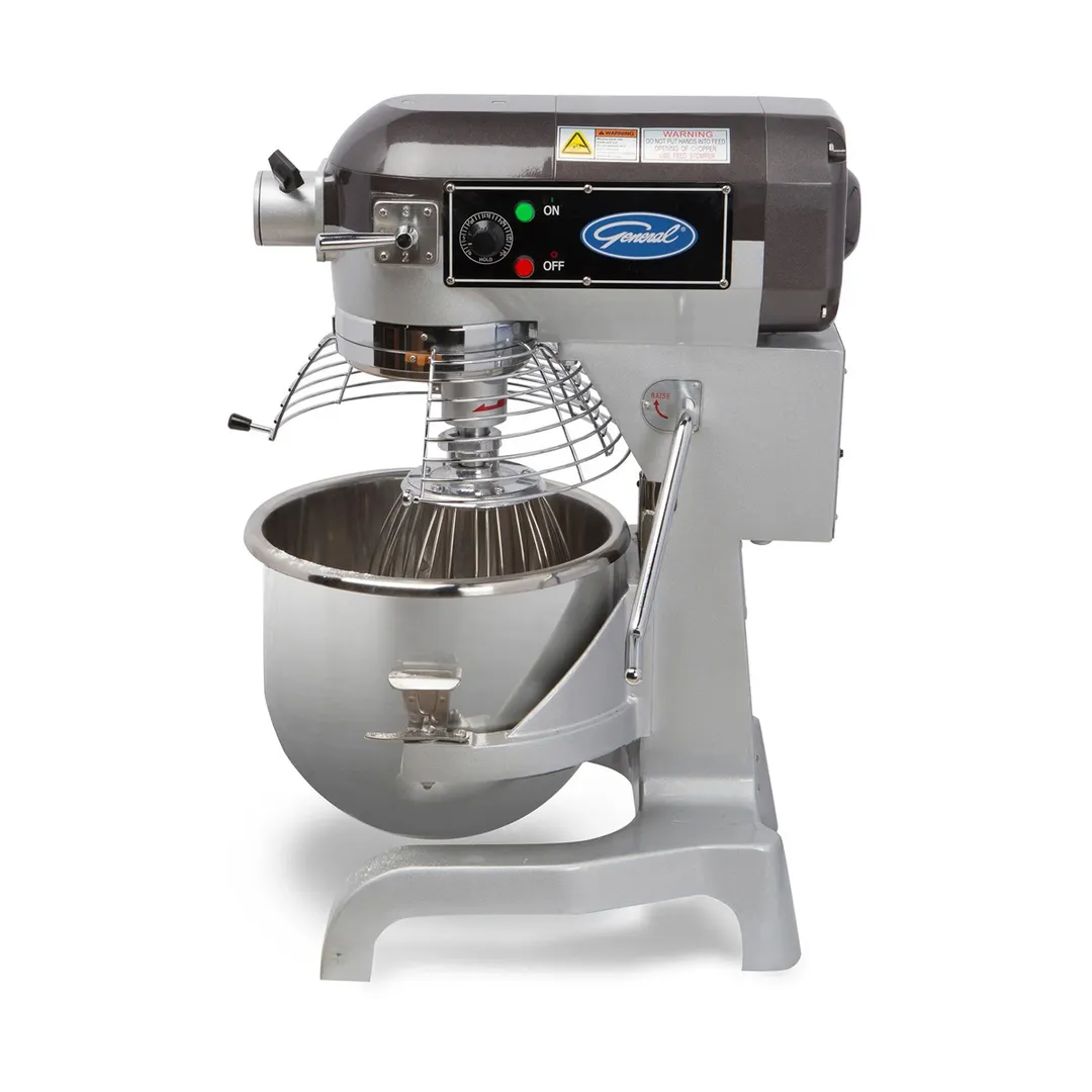 General GEM120 Countertop 20 qt Commercial Planetary Mixer, 3-Speed