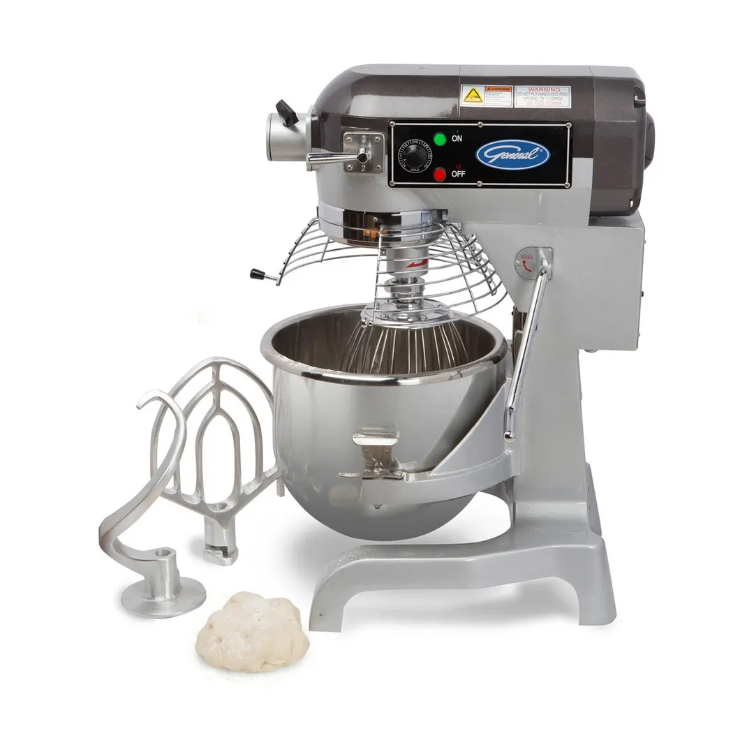General GEM120 Countertop 20 qt Commercial Planetary Mixer, 3-Speed