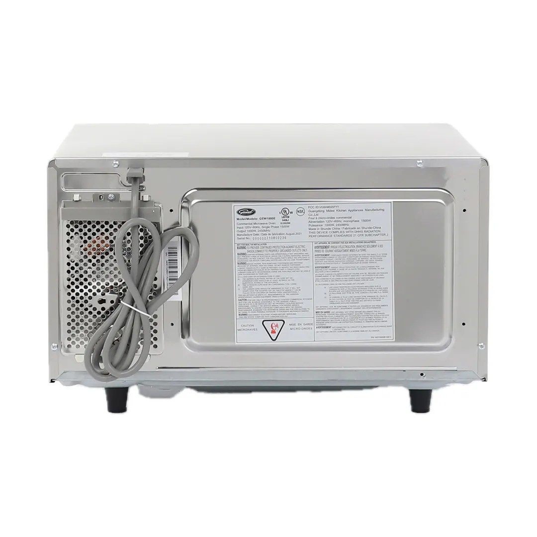 General GEW1000E 1000 Watts Commercial Microwave Oven w/ Digital Touch Pad Controls