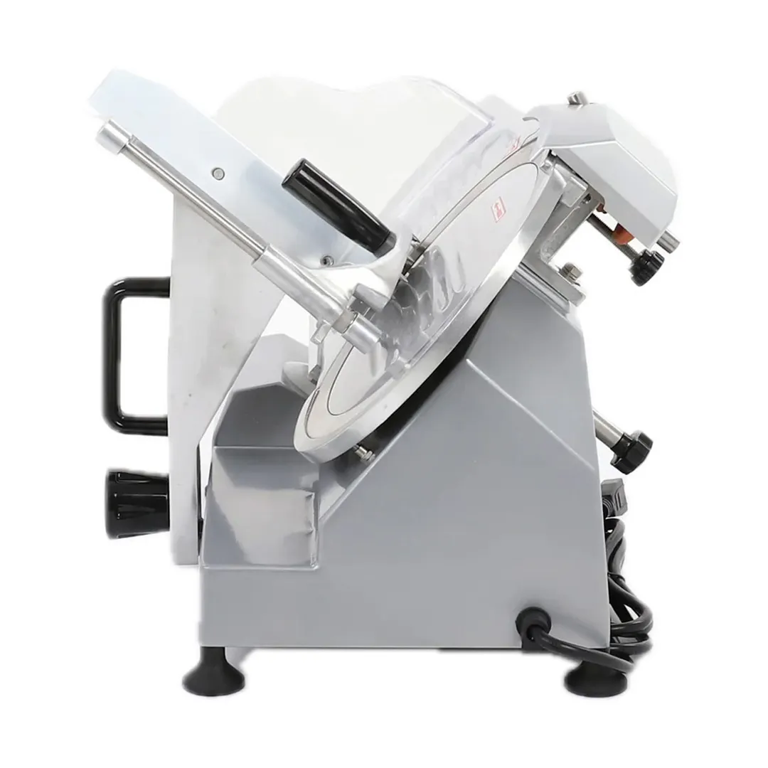 General GSE010 Meat Slicer – 10" Blade, 1/2" Thickness, 1/5 HP, 150W, Belt Drive, Cast Aluminum, Anodized Finish
