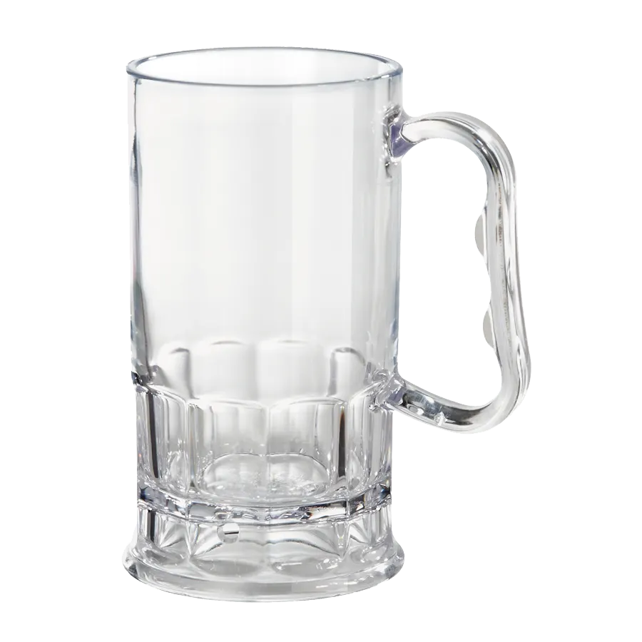 GET 00082-1-SAN-CL Clear Beer Mug, 10 Oz, 2-3/4" Dia. X 5"H, SAN - 1 Dozen