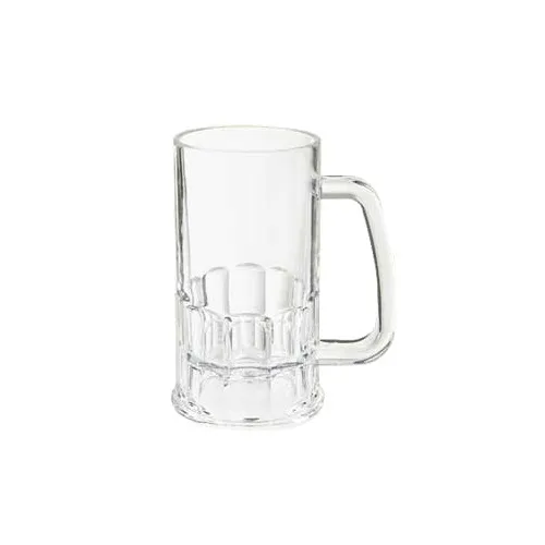 GET 00085-PC-CL Beer Mug - 20 Oz Clear Polycarbonate Stein, 3-1/2" Dia × 6-1/4" H - 1 Dozen