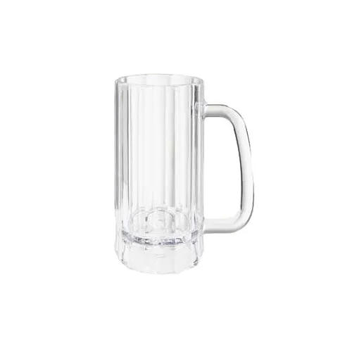 GET 00086-PC-CL Beer Mug – 16 Oz (1 Pt) Clear Polycarbonate Stein, 3-1/4" Dia x 6-1/4" H - 1 Dozen