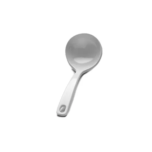 GET 114-W Soup Spoon, 6-5/8" White Melamine, Break/Chip, Stain/Scratch Resistant, Dishwasher Safe