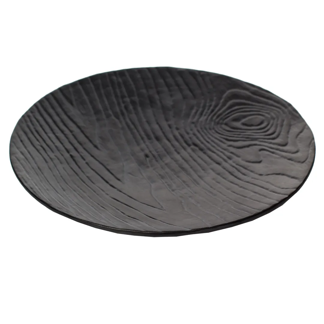 GET 15003217001 Cheforward Sustain Plate, 32 Oz., 11-1/4" Dia. X 2"H, Round, Coupe, Melamine, Black