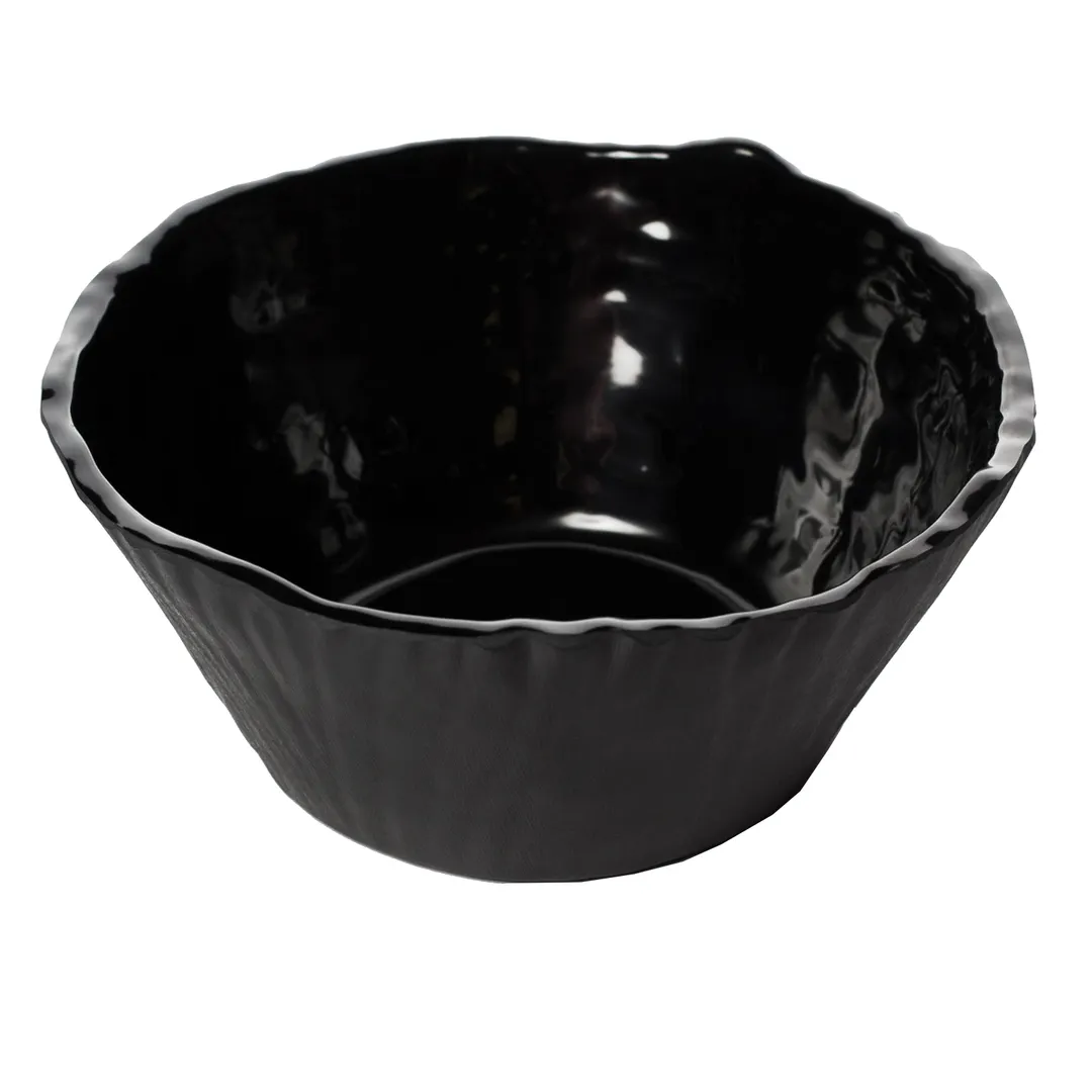 GET 15003346001 Cheforward Trunk Bowl, 40 Oz., 7-1/4" Dia. x 3-3/4" H, Black, BPA‑Free, Dishwasher‑Safe