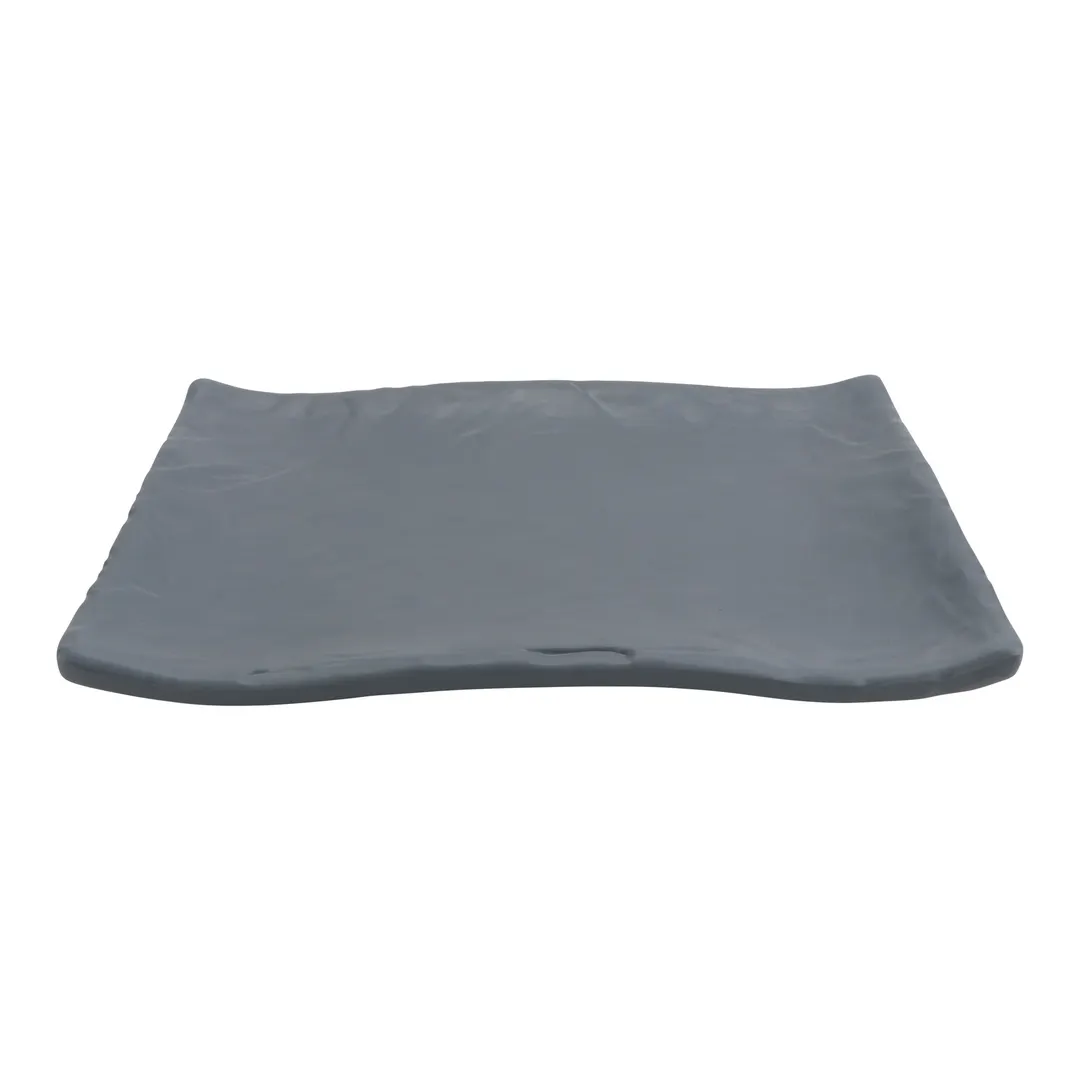 GET 15005063005 Cheforward Endure Platter, 8-1/4"L x 5-7/10"W x 1-1/10"H, Melamine, Onyx Gray