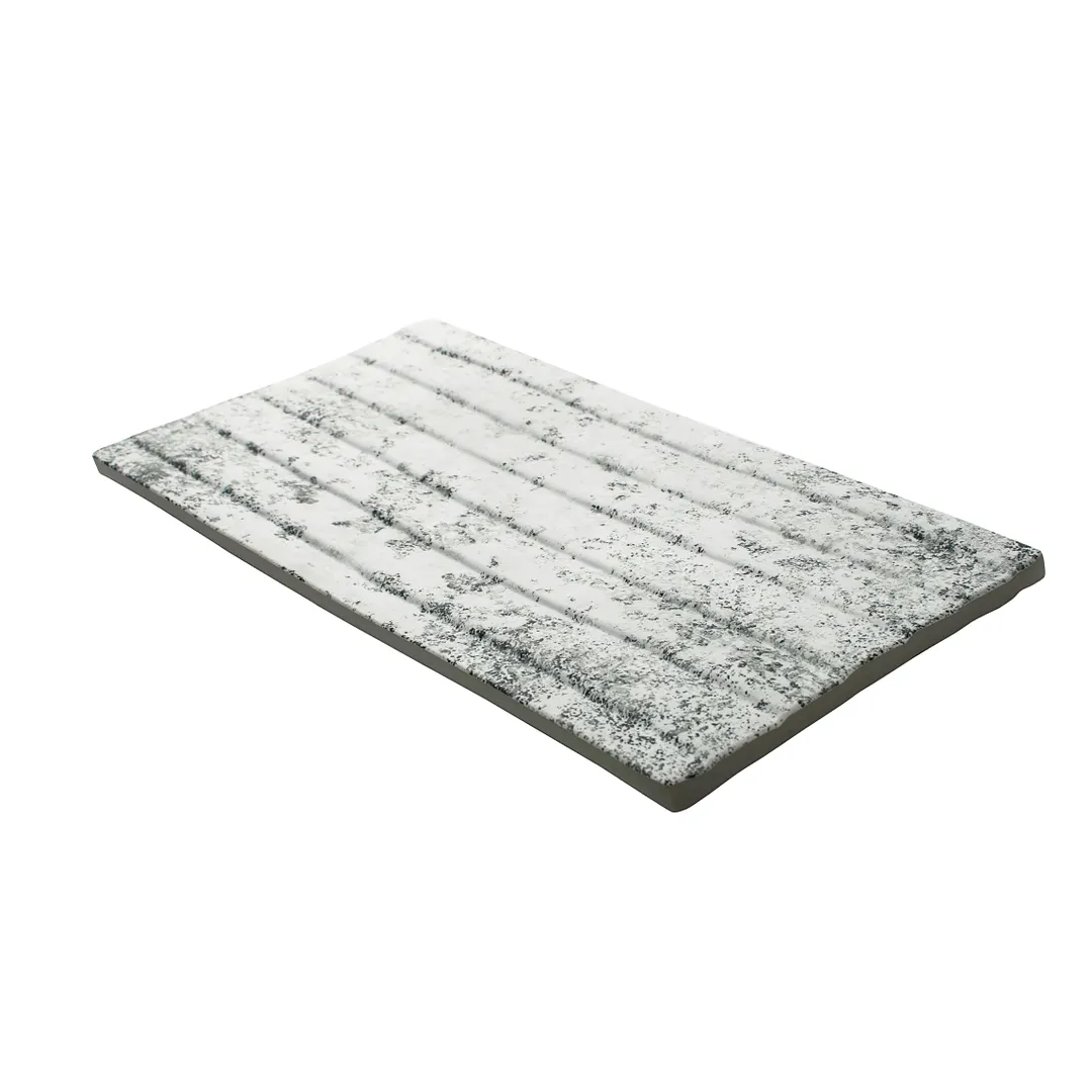 GET 15005072006 Cheforward Endure Tray – 10-3/5" L × 6-1/10" W × 1" H, Gray Melamine Pebble BPA-Free