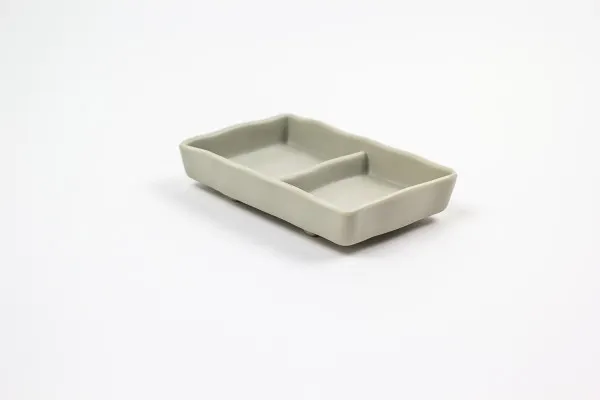 GET 15005151008 Endure Double Ramekin, 4-3/4 Oz., 5-1/10"L X 3-1/4"W X 1-1/10"H, Melamine, Ivory