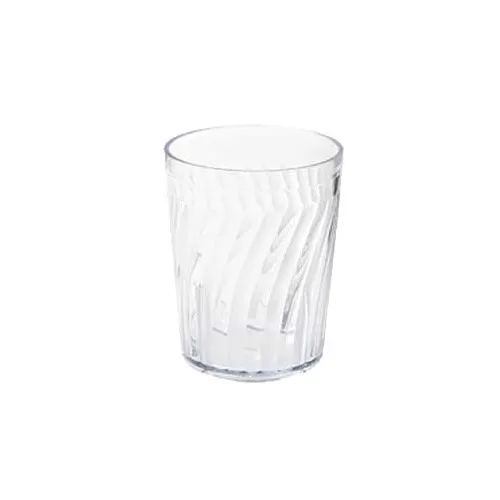 GET 2206-1-CL Tahiti™ Juice Tumbler, 6 Oz. Clear, Textured, SAN, 2-5/8" Dia. x 3-1/4"H - 1 Dozen