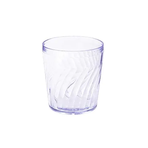 GET 2209-1-BL Tahiti™ Rocks Tumbler, 9 Oz, 3-1/4" Dia x 3-1/2" H, Textured, SAN, Blue, NSF - 1 Dozen