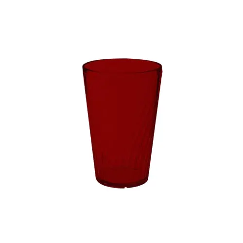 GET 2216-1-R Tahiti Red Textured 16oz Beverage Tumbler, 3-7/16" Dia × 5-1/4" H, BPA‑Free SAN, 1 Dozen