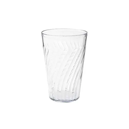 GET 2220-1-CL Tahiti Clear Textured Tumbler, 20 oz, 3-7/8" Dia x 5-3/4" H, BPA Free SAN - Dozen