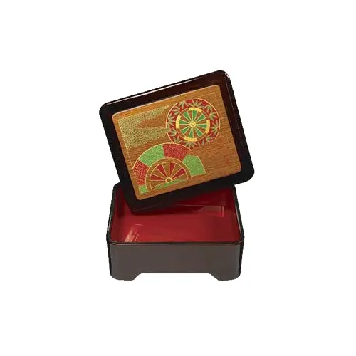 GET 230-1-F Fuji™ Don Jyu Box, ABS Box & Cover, 6.5" W x 5.5" D x 2.5" H, Break‑Resistant - 1 Dozen