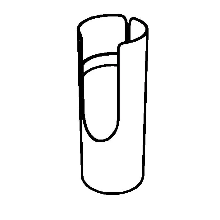 GET 3178171 Frilich Replacement Bottom Tube, Stainless Steel, Rotary Cereal Dispenser Part