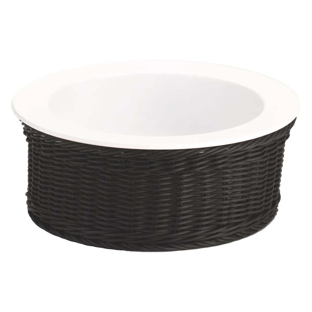 GET 3254051 Frilich Set, 12-1/5" Dia. x 5-7/10" H, China Plate, Basket, Cool Pack & Basin - Set
