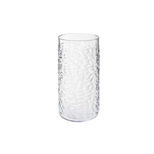 GET 3316-CL Waikiki™ Tumbler, 16 Oz, Clear, Pebbled, SAN, 3" Dia X 5-1/4"H - 1 Dozen