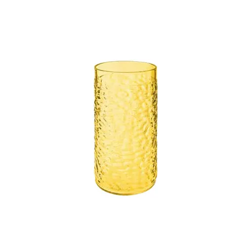 GET 3316-Y Waikiki™ Tumbler, 16 Oz, Yellow, 3" Dia X 5-1/4"H, SAN, Pebbled, BPA Free - 1 Dozen