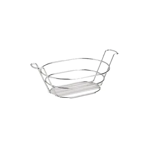 GET 4-22785 Clipper Mill Basket – Oval 8-1/2" x 6" x 3", Stainless Steel, Handle