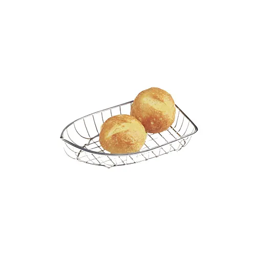 GET 4-80007 Boat Basket, 9-1/2" X 5" X 2-1/2", Stainless Steel, Restaurant Serving Tray