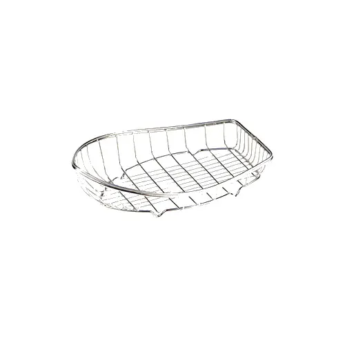 GET 4-80008 Boat Basket, 10-3/4" x 6-1/4" x 3-1/4" Stainless Steel Serving Tray for Restaurants