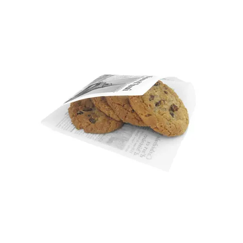 GET 4-T1050 Food-Safe Bag/Wire Cone Basket Liner, Double-Open, 5-1/2" X 5-1/2"