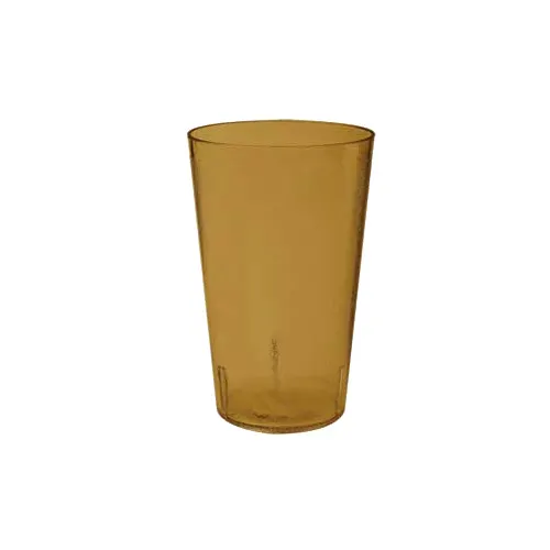 GET 5032-1-A Amber Tumbler, 32 Oz, 4-1/8" Dia. X 6-1/2"H, Textured, SAN, BPA Free - 1 Dozen
