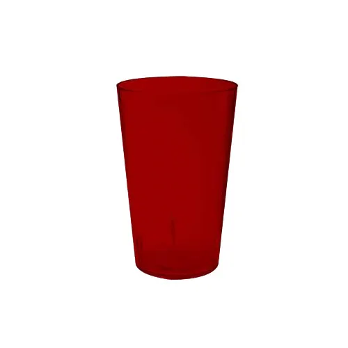 GET 5032-1-R Tumbler – 32 Oz. (33.7 Oz. Rim Full), Red Textured, 4-1/8" Dia. x 6-1/2" H, SAN – 1 Dozen