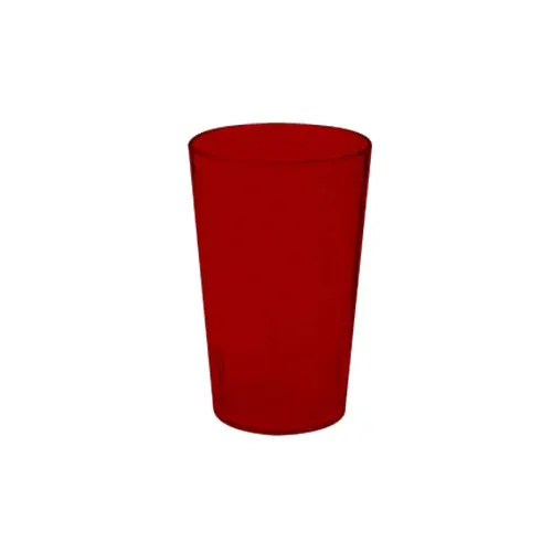 GET 6605-1-R Red Textured Tumbler, 5 Oz, 2-1/4" Dia. X 3-1/2"H, SAN, BPA Free - 1 Dozen