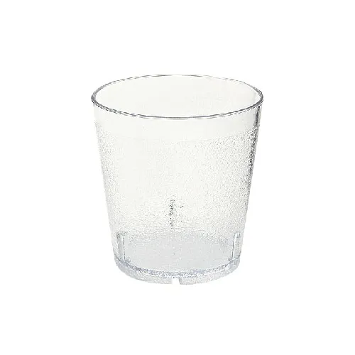 GET 6610-1-6-CL Juice Tumbler, 10 Oz. Clear Textured SAN, 3-5/16" Dia x 3-3/8" H, BPA Free, 1 Dozen