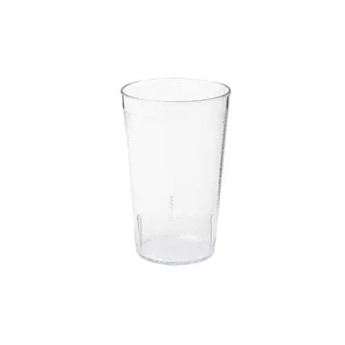 GET 6695-1-CL Clear Tumbler, 9-1/2 Oz, 2-13/16" Dia. X 4-1/4"H, Textured, SAN, BPA Free - 1 Dozen