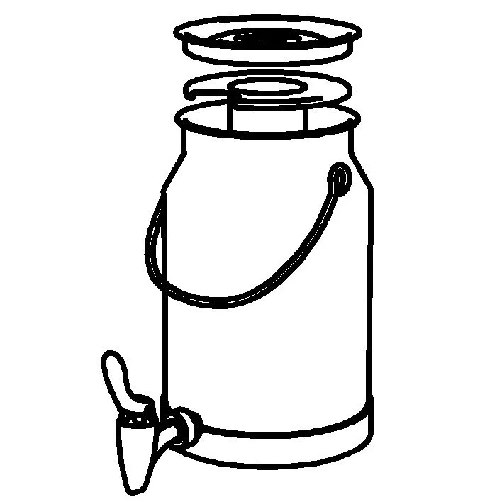 GET 8150010 Frilich® Replacement Container, 5.3 Qt. (1.3 Gallon / 5 Liter)
