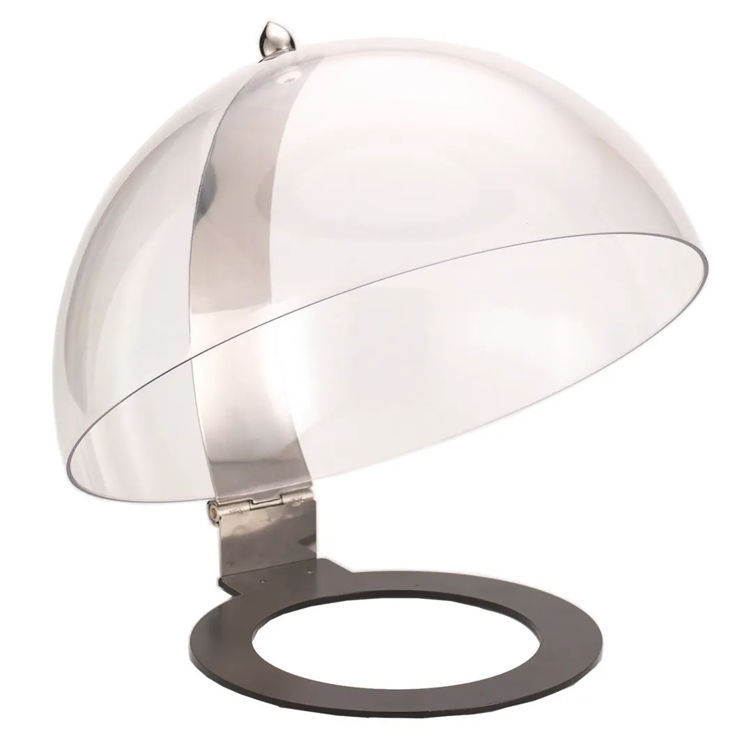 GET 8189050 Frilich Buffet Dome, 16" Dia x 12-1/5" H, Cover With Steel Handle And Plastic - Set