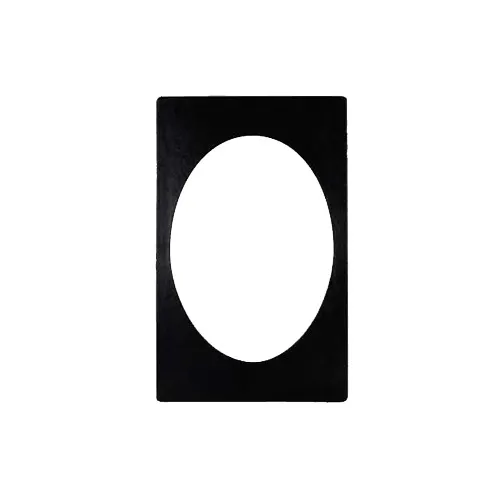 GET 82728B5 Tile Inset – 21-11/16" x 13-1/4" Stainless Steel With Oval Cut‑Out For CO006 Casserole