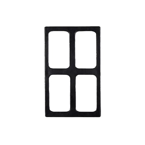 GET 82739B20 Tile Insert, 21-11/16" X 13-1/4" Stainless Steel with Four Rectangular Cut‑Outs